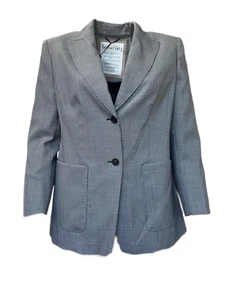 Marina Rinaldi Giacca Button Down Blu Navy Da Donna Taglia 14W/23 NWT - Foto 1 di 3
