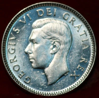 1945 Canada 10 Cents Silver Foreign Coin - Image 1 of 2