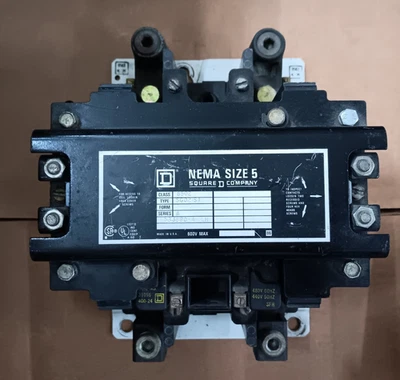 Contator Square-D NEMA tamanho 5 8502 SG02S1 2P 600 V - Imagem 1 de 4