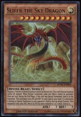 Yu-Gi-Oh! - Slifer The Sky Dragon 2016 MVP1-ENSV6 Ultra Rare 1st Edition - Image 1 of 2