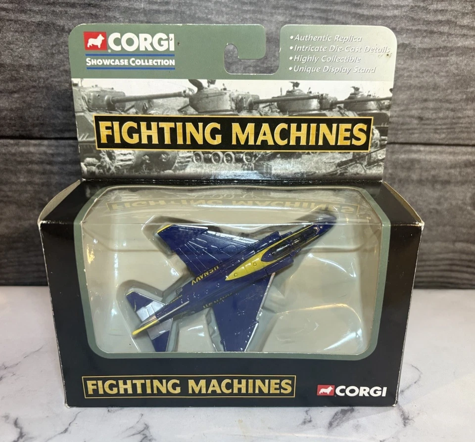 NEW CORGI SHOWCASE COLLECTION BLUE ANGELS 4-PHANTOM U.S. NAVY #4 SHOWCASE - Image 1 of 4