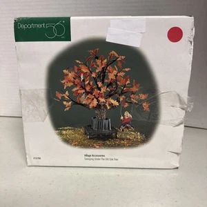 Dept 56 SWINGING UNDER THE OLD OAK TREE General Village 56.52769 Complete - Picture 1 of 2