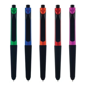 Monteverde One Touch Ballpoint Pen with Front Stylus Assorted Colors 12 pack - Picture 1 of 3