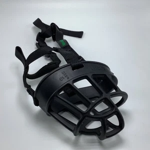 Baskerville Ultra Museruola Taglia 5 Gomma Nera Personalizzata Termoformante Traspirante - Foto 1 di 13