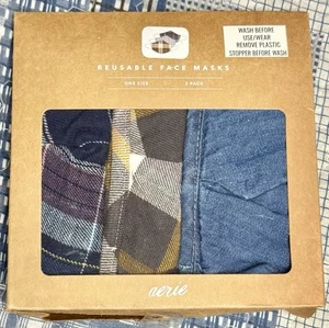 3 Count AERIE Adults Reusable Face Masks. One Size New - Picture 1 of 2