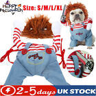 Chucky Dog Cats Cosplay Funny Costume Halloween Dog Clothes for Small Medium Dog