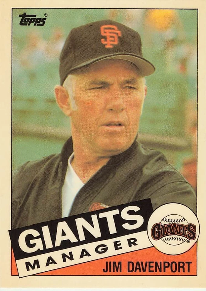 JIM DAVENPORT 1985 TOPPS TRADED TIFFANY #27T - Image 1 of 1