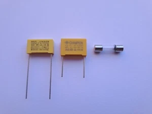 Brother KH Series Knitting Machine, 2x Capacitor & Quick Blow Fuse Repair Kit - Picture 1 of 1