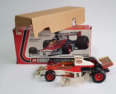 V Rare Corgi Toys 191, Texaco Formula 1 Racing Car - 1:18, Superb Mint Condition - Image 1 of 4