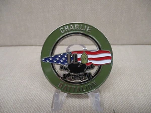 ARKANSAS U.S. ARMY RESERVE ARTILLARY BATTERY, C COMPANY, "COLD STEEL" COIN - Picture 1 of 2