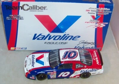 1:24 TEAM CALIBER OWNERS 2001 #10 VALVOLINE EMPLOYEE PONTIAC JOHNNY BENSON MIB - Image 1 of 4