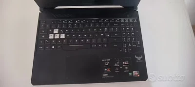 ASUS TUF Gaming 15.6" (1TB + 512GB, AMD Ryzen 5 3550H, Geforce 2060 16GB) - Immagine 1 di 4
