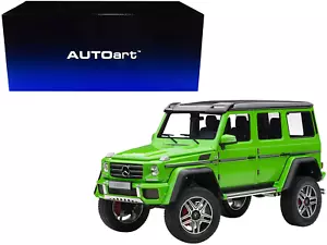 Mercedes Benz G500 4X4 2 Alien Green 1/18 Model Car by Autoart - Picture 1 of 4