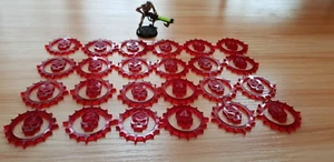Wargaming Wargames Red Skull Objective Markers Set 1-6 - Picture 1 of 9