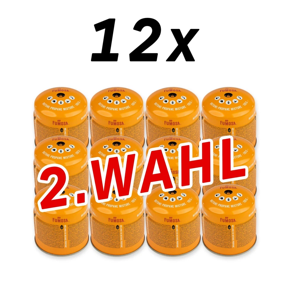 2. Wahl 12x FUMOSA Gaskartusche 190 g  | Stechkartuschen - Bild 1 von 4
