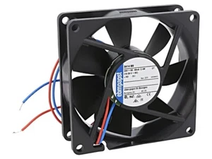 8414NH-221 Lüfter: DC axial 80x80x25mm 79m3/h 37dBA kugelförmig L: 310mm EBM-PAP - Picture 1 of 1