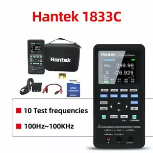 Hantek Misuratore LCR Portatile Digitale Tester Resistenza Capacità Induttanza 1833C - Foto 1 di 15