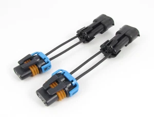 2005-2012 V6 Mustang Fog Light / Lamp Converters H11 to H10 Bulb - Set GT Bumper - Foto 1 di 1