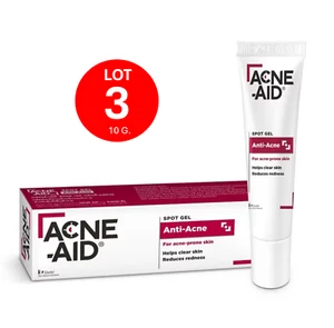 3X10G Acne-Aid Spot Gel Anti-Acne For Acne-prone Help Clean Skin Reduce Redness - Picture 1 of 23