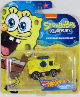 Hot Wheels 2020 SpongeBob Squarepants 1:64 scale Character Car  - Image 1 of 2