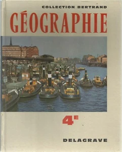 GEOGRAPHIE 4E COLLECTION BERTRAND DELAGRAVE VINTAGE + PARIS POSTER GUIDE - Picture 1 of 1