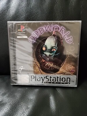 Oddworld Abe's Oddysee PlayStation Platinum PS1 PAL Factory Sealed  - Image 1 of 4