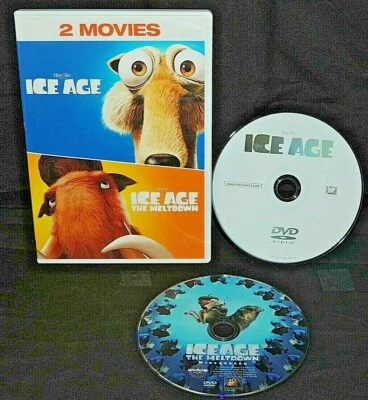 Ice Age / Ice Age: The Melt Down (DVD, 2018, 2-Disc) MINT - Image 1 of 2