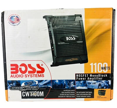 Boss Audio CW-1100M MOSFET Monoblock Power Amplifier 1100 Watt NEW - Image 1 of 4