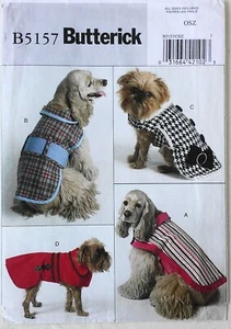 Butterick 5157 Dog Coats Sewing Pattern Sz XS-S-M - Picture 1 of 1