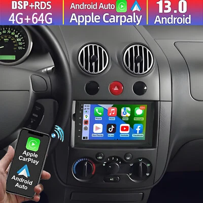Reproductor GPS estéreo Wifi radio coche Android 13 CarPlay para Chevrolet Aveo 2009-2011 Foto 1 de 4