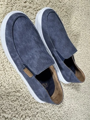 REEF Men's Swellsole Pacific Shoe, Durable Washed Canvas, Lightweight, Navy, US9 - Image 1 of 4