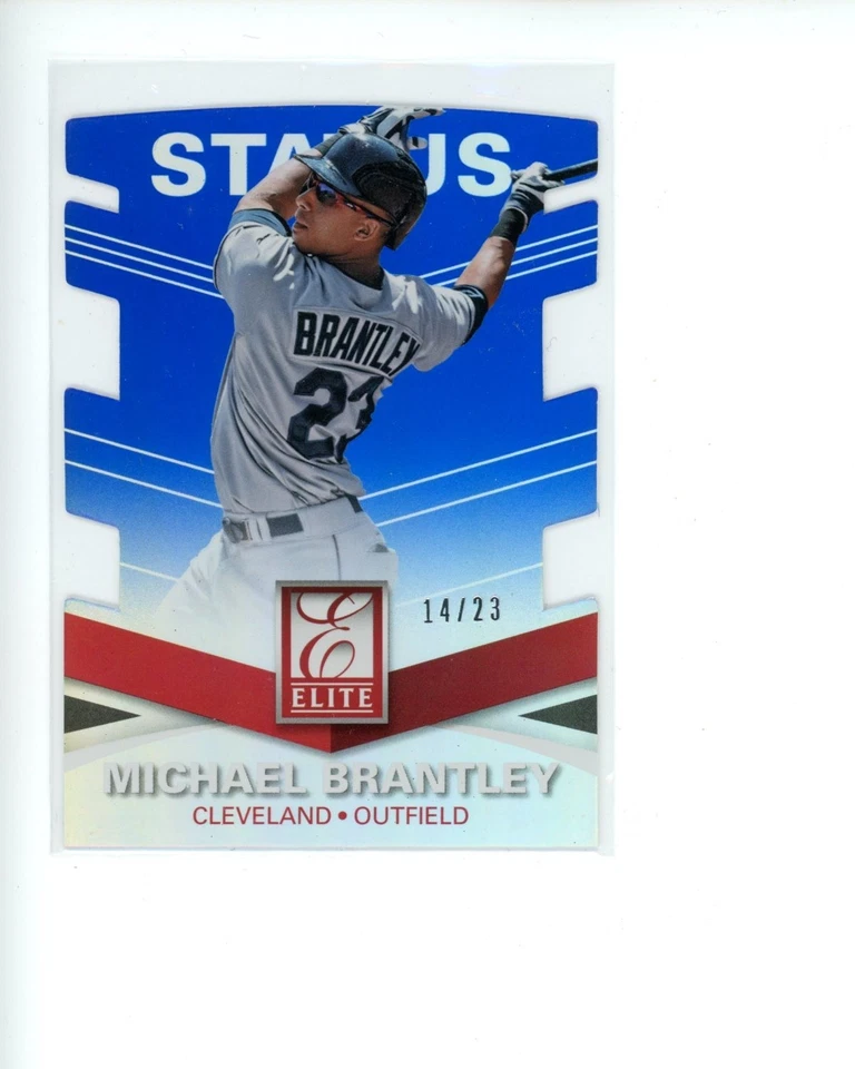 Panini Donruss Elite Status 2015 troquelado #146 Michael Brantley #d 14/23 Foto 1 de 1