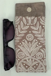 Glasses Case Spectacle Case Great gift Soft padded Snap Handmade In Cheshire - Picture 1 of 3