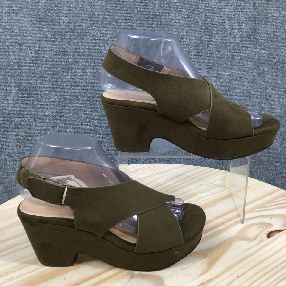 Sandalias de lavandería CL by Chinese para mujer 7 capitales verdes informales tacones de cuña Foto 1 de 4