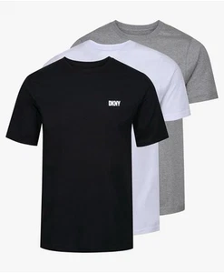 DKNY Men's Giants 3Pk White/Grey/Black Round neck T-shirts Size XL - Picture 1 of 4