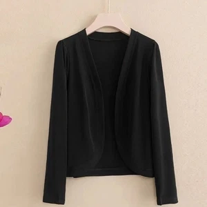 Long Sleeves Fashionable Cardigan 1 PC Package Polyester Fabric Regular Length - Picture 1 of 19