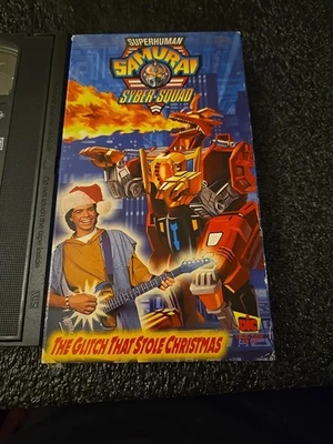 Superhuman Samurai Syber-Squad - The Glitch That Stole Christmas (VHS, 1994) - Image 1 of 4