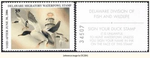 D2K Delaware Duck Stamp 2005 $9.00 Hunter - Picture 1 of 1