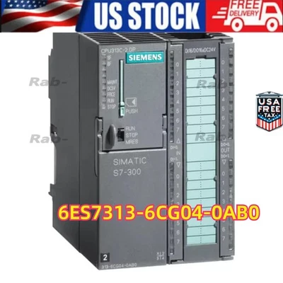 New Siemens 6ES7 313-6CG04-0AB0 6ES7313-6CG04-0AB0 SIMATIC S7-300 CPU 313C-2 DP - Image 1 of 4