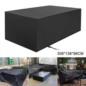 Garden Furniture Cover Waterproof Outdoor Couch & Chair Cover Dustproof 2x1.2m - Imagen 1 de 10