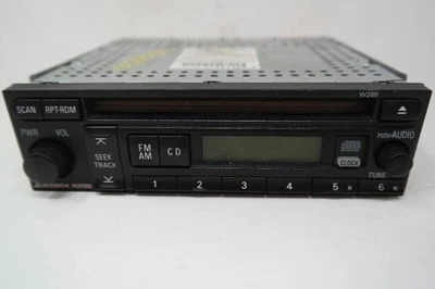 02 03 Mitsubishi Galant AM FM CD Player Receiver ID MR587248 - Image 1 of 4