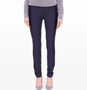 Club Monaco Rochelle Leggings Zip Pockets Style 295549424 Sz 4 Black Gray - Bild 1 von 6
