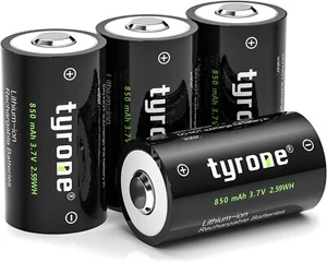 CR123A Battery, 4-Pack CR123A 3.7V Lithium Batteries for Arlo Camera Batteries - Picture 1 of 9