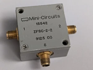 Power Splitter Combiner, Mini-Circuit ZFSC-2-2, 10-1000 MHz, 50Ω 2 Ways SMA(f) - Bild 1 von 3