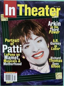 Patti LuPone Signed Inscrib In Theater Magazine May 29 1998 The Old Neighborhood - Picture 1 of 6