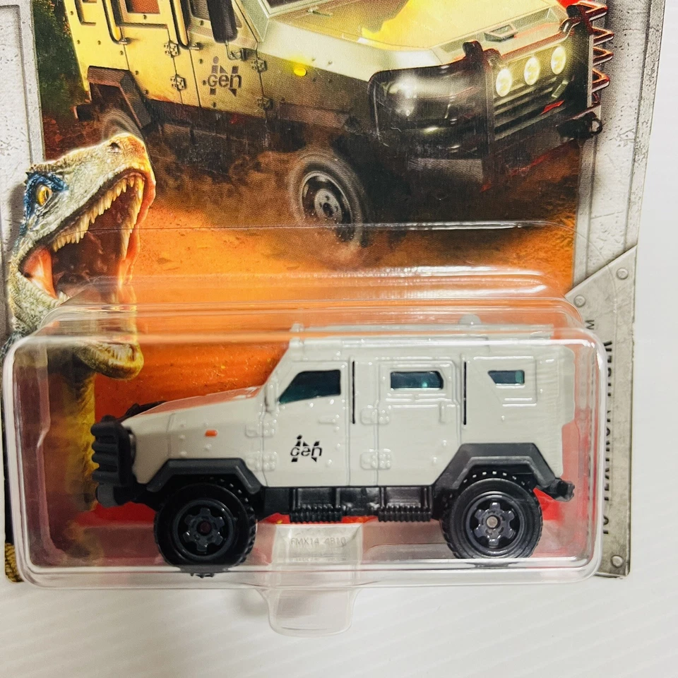 Matchbox Jurassic World Diecast Vehicle - Armored Action TRANSPORTER