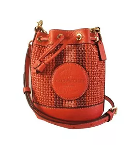 Coach - Womens Mini Dempsey Bucket Bag - C9955 - Miami Red - Picture 1 of 1