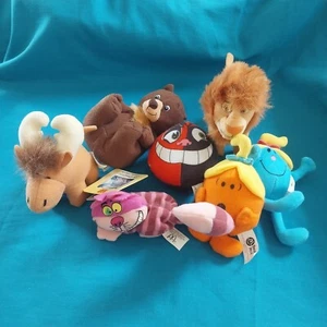 Vintage McDonald's Happy Meal Plush 1996 - 2003 Lot Of 7 Cheshire Cat Lion King - Picture 1 of 2