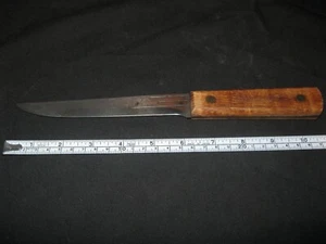 Vintage Ontario Tru Edge Boning Fillet Knife OLD HICKORY 6" Blade Made in USA - Picture 1 of 5