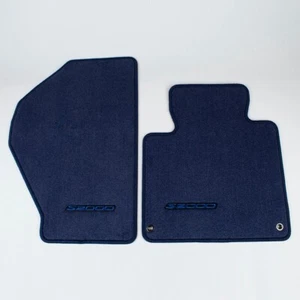 83600-S2A-A01ZC Genuine OEM Honda S2000 Floor Mat Set Blue w/Blue Letters - Picture 1 of 6